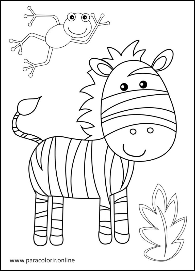 Desenhos De Animais Da Selva Para Colorir Para Colorir