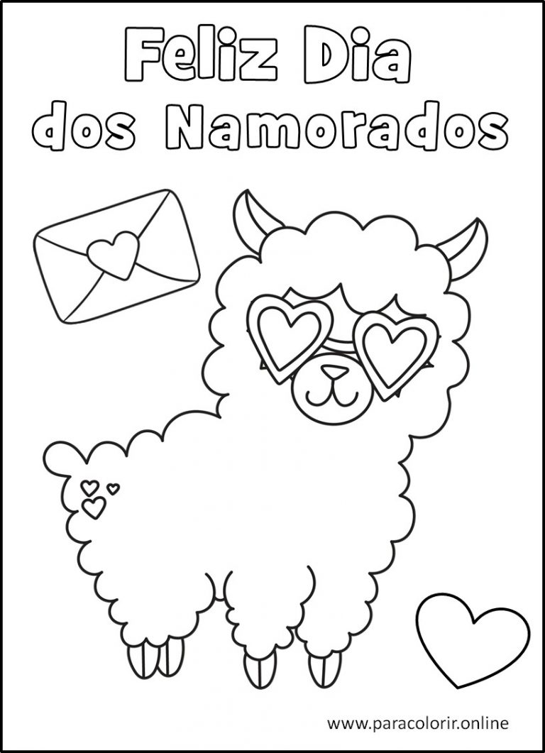 Desenhos De Dia Dos Namorados Para Colorir Para Colorir