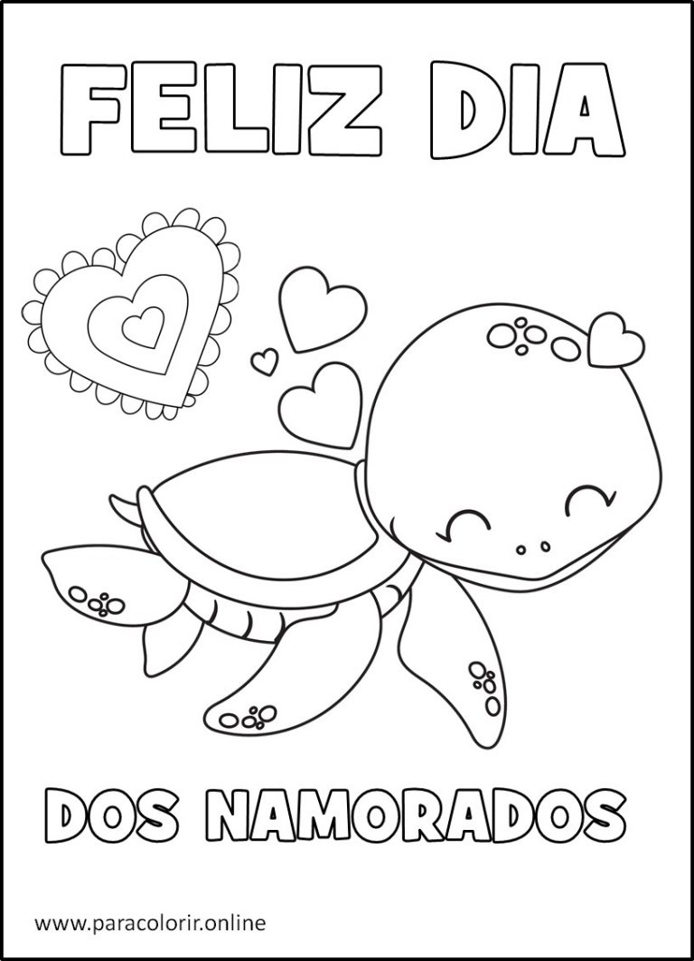 Desenhos De Dia Dos Namorados Para Colorir Para Colorir