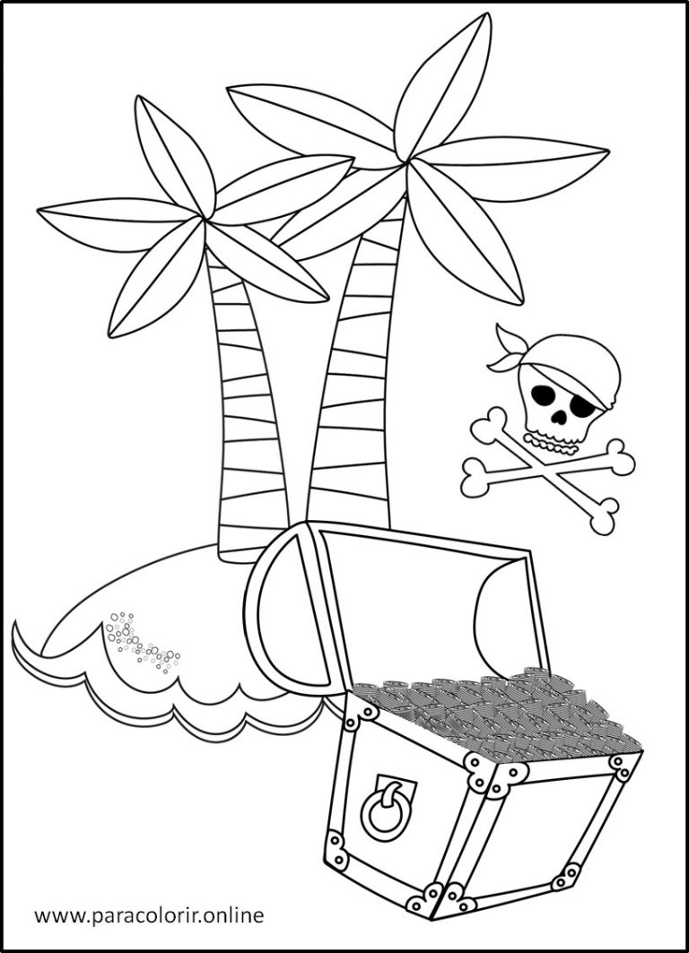 Desenhos De Piratas Para Colorir Para Colorir