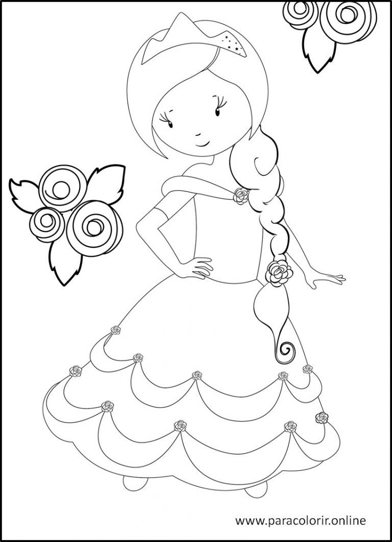 Desenhos De Princesas Para Colorir