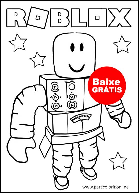 desenhos de roblox para colorir